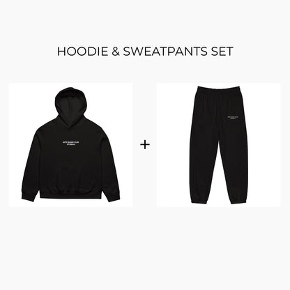 Oversized Hoodie & Sweatpants Set ASC 1 Black